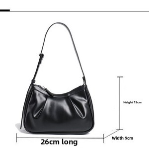 Nuevo Bolso de Hombro de PU con Cierre de Cremallera para Mujer, Bolso Tipo Nube con Asa Única y Cierre Debajo del Brazo, Forro de Poliéster, Temporada de Otoño - Product Image 4
