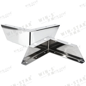 WINSTAR 70mm 家具アクセサリー V字型メタルクロームメッキ モダンソファ脚 テレビキャビネットテーブル脚用 - Product Image 6