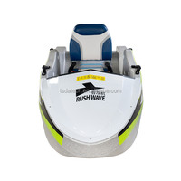 Mini bateau électrique unisexe pour divertissement aquatique, planche de surf, mini bateau de karting à grande vitesse avec batterie à grande vitesse