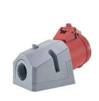 ZNPON 16A 380V, 3P + N + E, prise de montage en surface coudée IP44, rouge, M14541