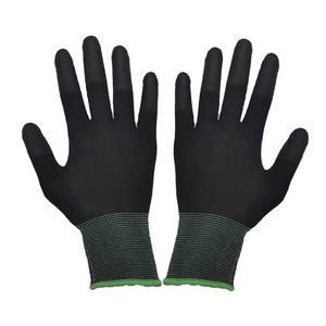 Dokunmatik ekran PU parmak kaplı polyester iş ucuz telefon altlığı eldiven kullanın - Product Image 4