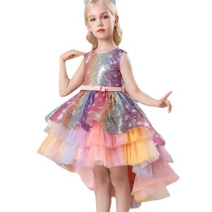 Falda de encaje decorativa con lentejuelas, vestido de princesa para fiesta de cumpleaños, espectáculo de piano, <span class=keywords><strong>pasarela</strong></span> - Product Image 1