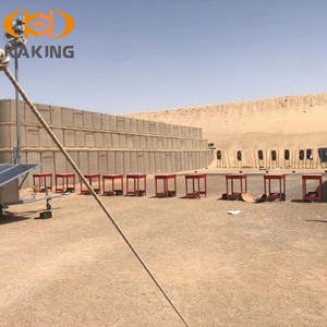 Barrière défensive pour terrain d'entraînement, grillage soudé en fil de fer galvanisé, anti-explosion, <span class=keywords><strong>Hesco</strong></span> Bastion, mur de protection et d'isolation de sécurité - Product Image 1