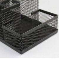 Meilleure vente porte-stylo en maille métallique multifonctionnel écologique organisateur de papeterie élégant