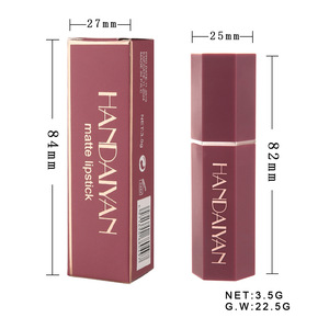 <span class=keywords><strong>HANDAIYAN</strong></span> Set de 6 Labiales Cremosos Minerales Mate, Terciopelo, Larga Duración, Resistentes al Agua y a la Transferencia, Kit de Maquillaje - Product Image 2