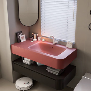 Light luxury hotel style washbasin bathroom cabinet washbasin bathroom cabinet combination - Product Image 1