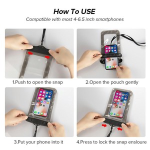 2025 mới tùy chỉnh PVC + bọt khô túi bán buôn nổi không thấm nước Túi điện thoại di động cho tất cả các điện thoại - Product Image 3