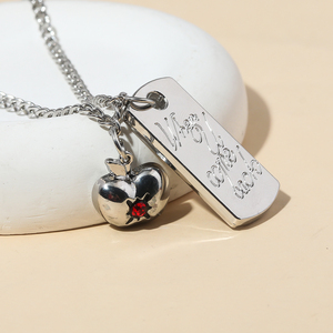 キュートなリンゴ「帰ってきたら」ペンダント チョーカー ゲーム 恋と深空 セイヤ コスプレ ネックレス - Product Image 5