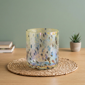 Bougie parfumée artisanale en cire de soja dans un bocal en verre moucheté résistant à la chaleur pour la décoration intérieure, les mariages, les fêtes et les événements. - Product Image 3
