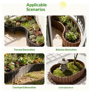 Clôture de <span class=keywords><strong>jardin</strong></span>/cour/<span class=keywords><strong>jardin</strong></span> d'enfants en plastique flexible et résistante, décoration paysagère à assembler - Product Image 3