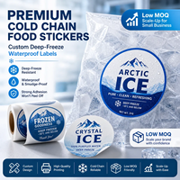 Autocollants alimentaires holographiques YSB Premium résistants à l'huile pour la chaîne du froid |   Étiquettes personnalisées imperméables pour congélation profonde |   Faible MOQ pour les petites entreprises