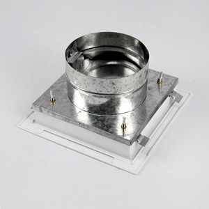 Hvac Aluminium and Steel <strong>Egg</strong> <strong>Crate</strong> Return <strong>Air</strong> Grilles With Neck Adapor for <strong>Ventilation</strong> - Product Image 4