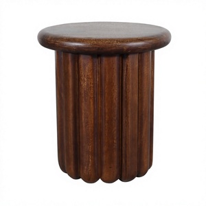 Modern Eco-Friendly Side Table with Mango Wood for <b>Bedroom</b> Living Room & Dining - Product Image 1