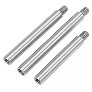 Tige de tirage sans tête à vis simple avec tige filetée allongée et vis de réglage dentée, tiges de soudage en acier inoxydable - Product Image 2