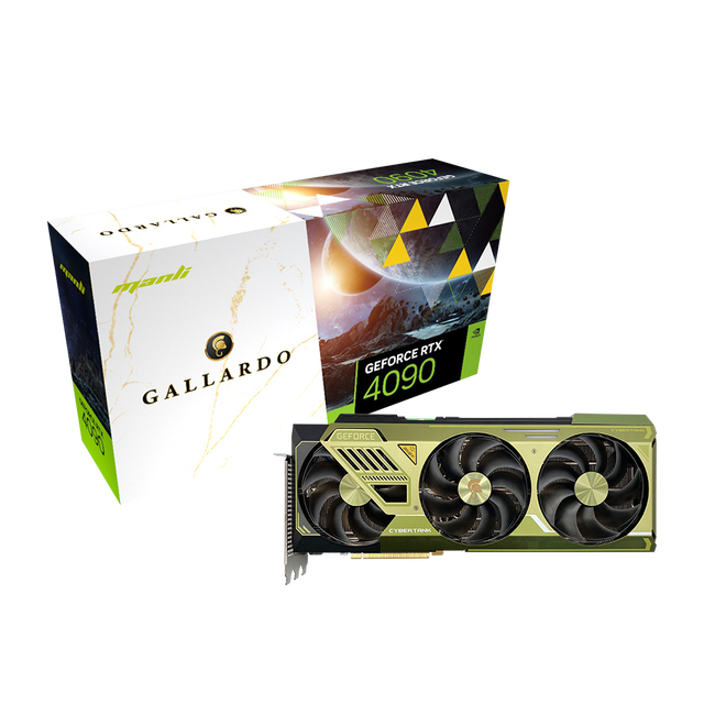 Used Manli Gallardo RTX4090D 24GB GDDR6X GPU Gaming Graphics Card RTX 4080 Super RTX 4070 Ti Super RTX 4090 Video Cards Fan DP