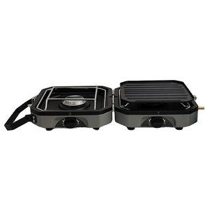 Horno de Gas para Exteriores de Dos Quemadores, Estufa de Camping Plegable, Cocina Portátil para Exteriores con Bolsa de Transporte, Fácil de Transportar - Product Image 2
