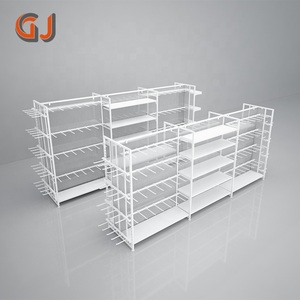 Estantes de tienda al por mayor, decoración de tienda, góndolas de madera, soporte de exhibición, artículos de tienda en dólares en General - Product Image 3