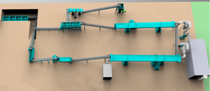Ligne de production de granulés d'<span class=keywords><strong>engrais</strong></span> organique composite, granulateur de compost de fumier animal, usine d'<span class=keywords><strong>engrais</strong></span> agricole - Product Image 5