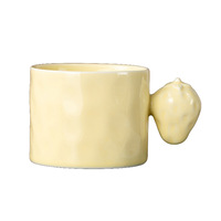 Tasses en céramique de haute qualité, grande capacité, à longue poignée, au design bombé, pour couples, idéales comme tasses à café – Vente en gros