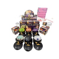 Mainan Squishy Labu Hantu Halloween, Pereda Stres Tekan Maltosa, Permainan Sensorik, Interaksi Orang Tua-Anak, Mudah Digenggam