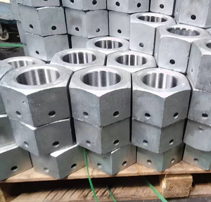 Fluorocarbon grade7m kẽm mạ niken fluoropolymer Đỏ xylan1070 7L HDG dacromet Hex Nut 2h a563 api20e 3cr + Kẽm - Product Image 5