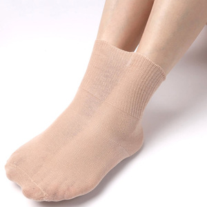 Diabete calze tubo bocca larga vecchia donna disagio del piede piedi diabetico Edema gonfiore donne vecchi calzini donna - Product Image 2