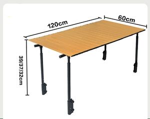 Portable Vente Chaude Camping Chariot Chariot En Plein Air Portable Camping Pique-Nique Wagon 4 Roues - Product Image 4