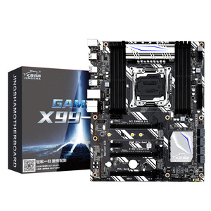 Motherboard Komputer X99 D8, Motherboard Slot Motherboard LGA2011-3 USB3.0 NVME M.2 SSD WiFi Mendukung Memori <span class=keywords><strong>DDR4</strong></span> dan Proses Xeon E5 V3 - Product Image 2