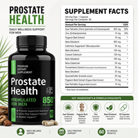Capsules de santé de la prostate pour hommes en marque privée, pilules de complément pour la santé de la prostate, booster de santé masculine, équilibre hormonal