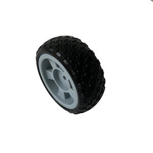 Solid 6 Inch Camping <b>Cart</b> Wheel With Wide Pu Foam Tire High Load Bearing <b>Tool</b> Wheel Bolt Hole Type No Brake Included - Product Image 5