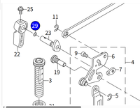 RO037180100, anneau en caoutchouc de RO-0371801-00 pour Juki DDL-8700-7,7000A-7,8000AS,8000AB,9000C-S,9000C-F,DLN-9010,9010A,LU-2828ES-7
