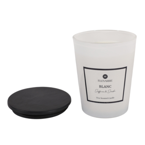 Candela Profumata ELEVARRE Blanc Saffron & Suede 31oz - Product Image 2