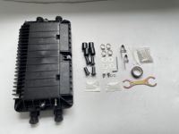 Boîtier de raccordement horizontal FTTH 2 entrées 2 sorties 96 fibres, étanche, pour épissure de fibre optique