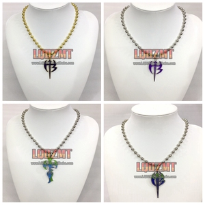 Kit de collares de joyería de moda con cadena adultos hombres mujeres joyería para <span class=keywords><strong>Hardy</strong></span> Boyz Matt <span class=keywords><strong>Jeff</strong></span> colgante lucha deporte Retro 10 colores - Product Image 3