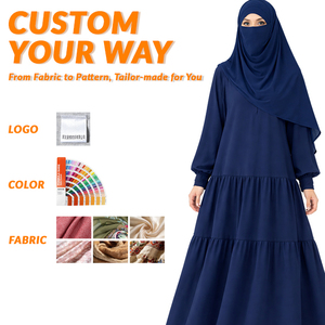 Hiyab de Chifón para Mujer, Color Sólido, Suave, Transpirable, Ligero, de Longitud Media, para Uso Diario y Modesto - Product Image 1