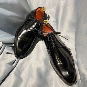 Nuevos Zapatos de Vestir Formales para Hombre de Diseño, Elegantes, de Piel Vacuna de Alta Calidad, para Oficina, Bodas, con Aumento de Altura y Antideslizantes - Product Image 1