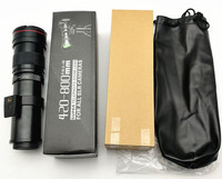 Objectif d'appareil photo télescopique universel 420-800 mm F/8.3-16 plein format à mise au point manuelle multifonction haute résolution pour l'extérieur