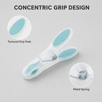 Paquete de 12 Pinzas de Ropa de Plástico Multifuncionales Flexibles con Agarre Suave para Ropa Interior, Calcetines, Cocina, Lavandería, Ecológicas