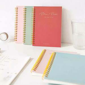 Customizable Cheap Sublimation Bulk Custom <b>Thick</b> A5 Spiral <b>Notebooks</b> 100 Sheets PP/Fabric Cover Subject Printing Binding Journal - Product Image 2