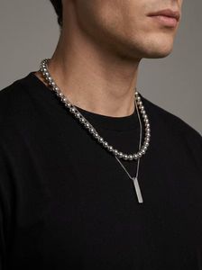 Collana Personalizzata in Acciaio Inossidabile con Logo e <span class=keywords><strong>Nome</strong></span> Inciso, Gioiello di Moda Durevole, Regalo per Uomini e Donne - Product Image 4