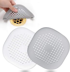 Hot Sale Bathroom Sink Drain Strainers Hair Catcher Shower Drain Covers Protector Flexible Multiple Colors for Bathroom - Product Image 1