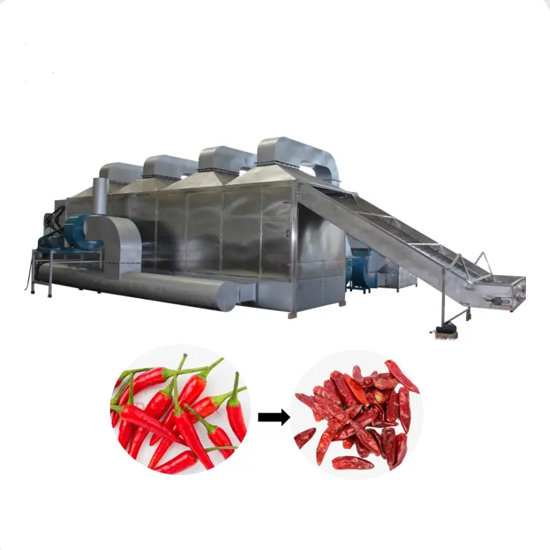 Промышленная сушильная машина для фруктов и овощей с рисунком <span class=keywords><strong>перец</strong></span> чили и маниоки по низкой цене