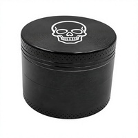 Broyeur à herbes en métal à 4 couches, broyeur à épices en alliage de zinc, broyeur à tabac portable à main, accessoire de fumage en métal, broyeur à herbes en métal 63 mm