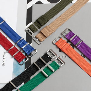 <span class=keywords><strong>Bracelet</strong></span> de <span class=keywords><strong>montre</strong></span> Perlon tressé en nylon Offres Spéciales, plusieurs couleurs, 14mm, 16mm, <span class=keywords><strong>18mm</strong></span>, 20mm, 22mm, 24mm - Product Image 6