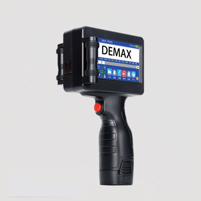 DMX Portable Handheld Inkjet Printer Printing Height 12.7mm Date Label Handheld Manual Inkjet Printer