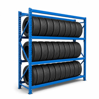 Support de stockage de pneus en acier 500 kg par étagère, pour entrepôt, usage intensif, vente en gros usine OEM