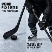 Bâtons de hockey en gros 100 % fibre de carbone 65-68 pouces Sr, directement de l'usine, logo personnalisé, commande en gros OEM pour l'approvisionnement des équipes