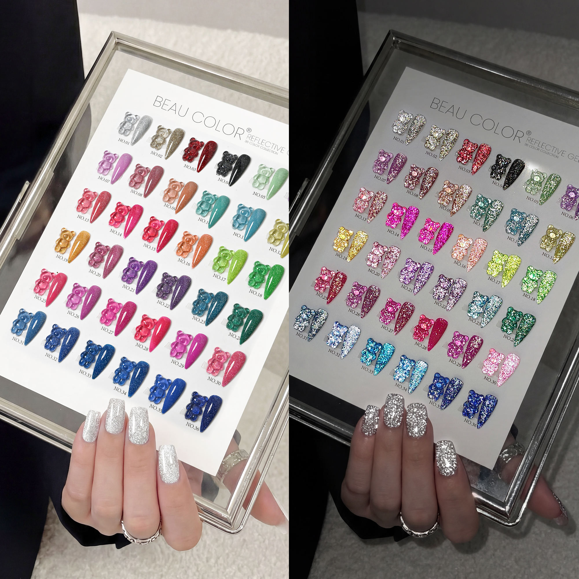 GEL RÉFLÉCHISSANT # 01- # 36