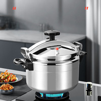 Casserole multifonctionnelle à pression grande capacité, pot à soupe, cuisinière anti-explosion pour la maison, casserole à pression en aluminium, cuisinière à gaz