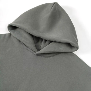 Sweat-shirt personnalisé 100% coton, poids lourd, fournisseur, sans cordon, imprimé DTG, surdimensionné, 400 g/m², molleton <span class=keywords><strong>vintage</strong></span> pour <span class=keywords><strong>homme</strong></span> - Product Image 3